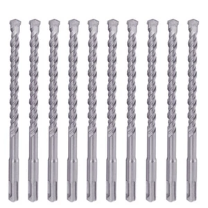 5/16"x8" SDS Plus Rotary Hammer Drill Bit Carbide Tip for Masonry Concrete-10Pcs - Picture 1 of 7