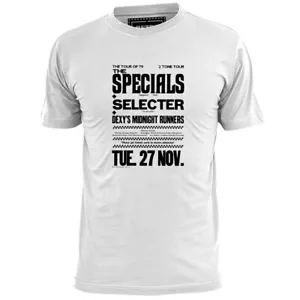 Maglietta Ska 2 Toni Specials Selecter Tour Poster 2 Toni Madness Hall Rude Boy - Foto 1 di 2