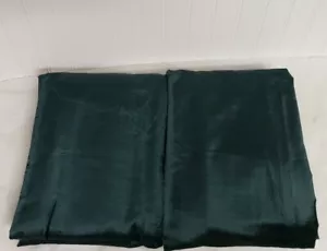 NEW West Elm Worn Luster Curtain 48x96 Green HTF - Picture 1 of 6