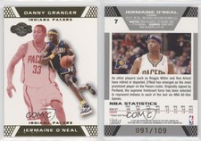 2007-08 Topps Co-Signers Gold Red /109 Jermaine O'Neal Danny Granger #7.1