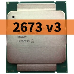 Processore CPU Intel Xeon E5-2673 v3 2,4 GHz 12 core 24 thread 105 W LGA2011-3 - Foto 1 di 2