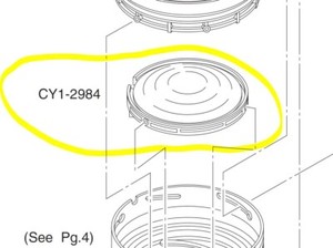 Canon EF 70-200mm F/2.8 L IS USM Lens Mark I 2nd Group Lens Parts CY1-2984, MK1
