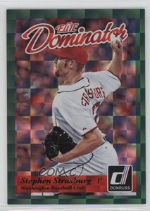 2014 Panini Donruss Elite Dominator Series 1 /999 Stephen Strasburg #3
