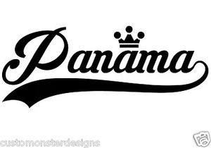 Panama ... Panama Vinyl Wall Art Quote Decor Words Decals Sticker - Bild 1 von 2