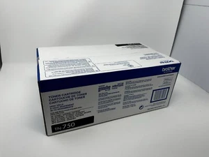 Genuine OEM BROTHER TN750 High Yield Black Toner Cartridge (SEALED NEVER OPENED) - Picture 1 of 1