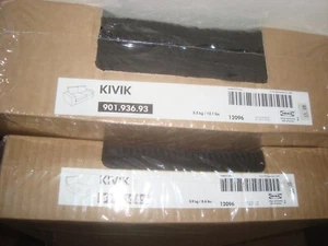 Divano 2 posti IKEA con coprisedia coprisedia tranas nero velluto a coste 110 1/4" NUOVO - Foto 1 di 13