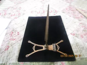 WEST DODD CORP. GOSHEN INDIANA Roof Bracket Salesman Sample W/ Bayonet Finial - Picture 1 of 11