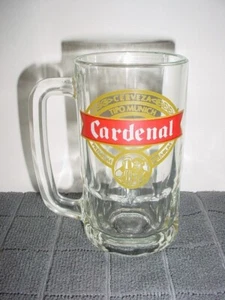 VINTAGE CARDENAL CERVEZA BEER MUG, TIPO MUNICH, PREMIUM BEER - Picture 1 of 3