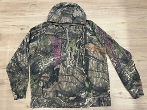 Vintage RealTree Camo Faded Hoodie Sweatshirt 2XL XXL Fits XL - Picture 1 of 20