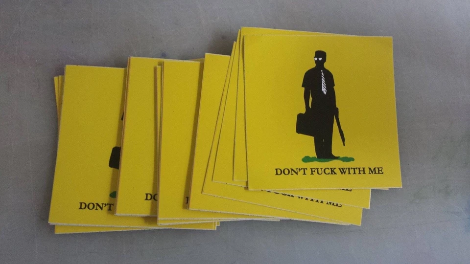 Falling Down inspired decal - Gadsden flag style - Image 1 of 1