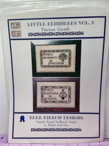 BLUE RIBBON DESIGNS - Counted Cross Stitch Chart - LITTLE REMINDERS VOL. 2 - Picture 1 of 1