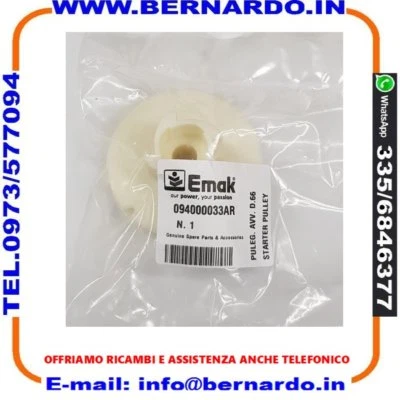 094000033 PULEGGIA AVVIAMENTO MOTOSEGA OLEO-MAC 931 932 935 938 941