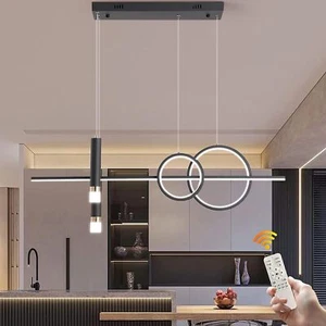 Creative LED Chandelier Flush Mount Ceiling Light for Kitchen Island Dining Room - Picture 1 of 9
