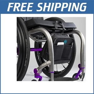 Organized Black Mobility Bag for Wheelchairs with Durable Zippered Pockets - Picture 1 of 4