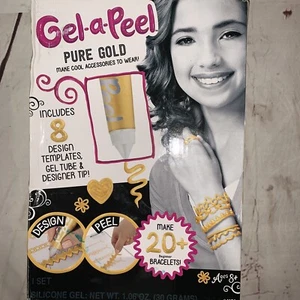 MGA Entertainment Gel-a-Peel Starter Craft Kit, Pure Gold - Picture 1 of 2