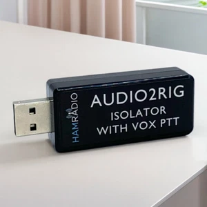 AUDIO2RIG Sound Card Adapter Supports VOX PTT Control for KENWOOD ICOM YAESU - Zdjęcie 1 z 10