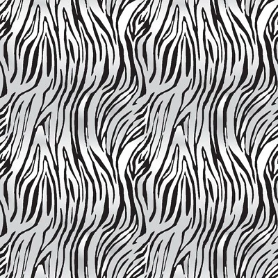 Tela Feline Drive ON SAFARI Bengala Tiger Stripe White Fat Quarter (18"x22") FQ Foto 1 de 4