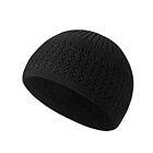 10colors Knitted Hat Winter Warm Mosque Hats Simple Muslim Cap  Male Female