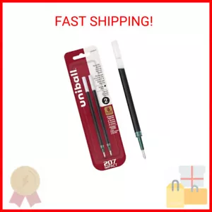 Uniball Signo 207 Impact RT Retractable Gel Pen, 2 Count(Pack of 1) 1.0mm Bold P - Picture 1 of 2