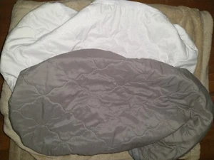 2 pc baby bassinet fitted water resistant mattress protectors - Picture 1 of 13