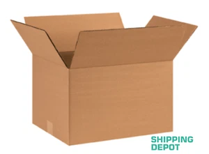 50 ~ 16x12x10 Corrugated Kraft Cardboard Cartons Shipping Packing Box Boxes - Picture 1 of 3
