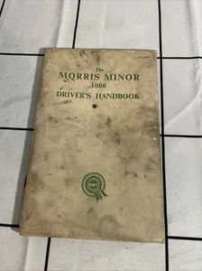 MORRIS MINOR 1000, SALOON, DRIVER'S HANDBOOK, VINTAGE - Picture 1 of 3