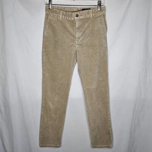 Boys Polo Ralph Lauren Corduroy Pants Tan Beige Pockets Straight Leg Size 18 - Picture 1 of 16