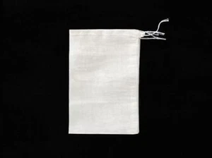 100 PCS 3x4 Cotton Muslin Drawstring Reusable Bags Packing Bath Soap Herbs Tea - Picture 1 of 7