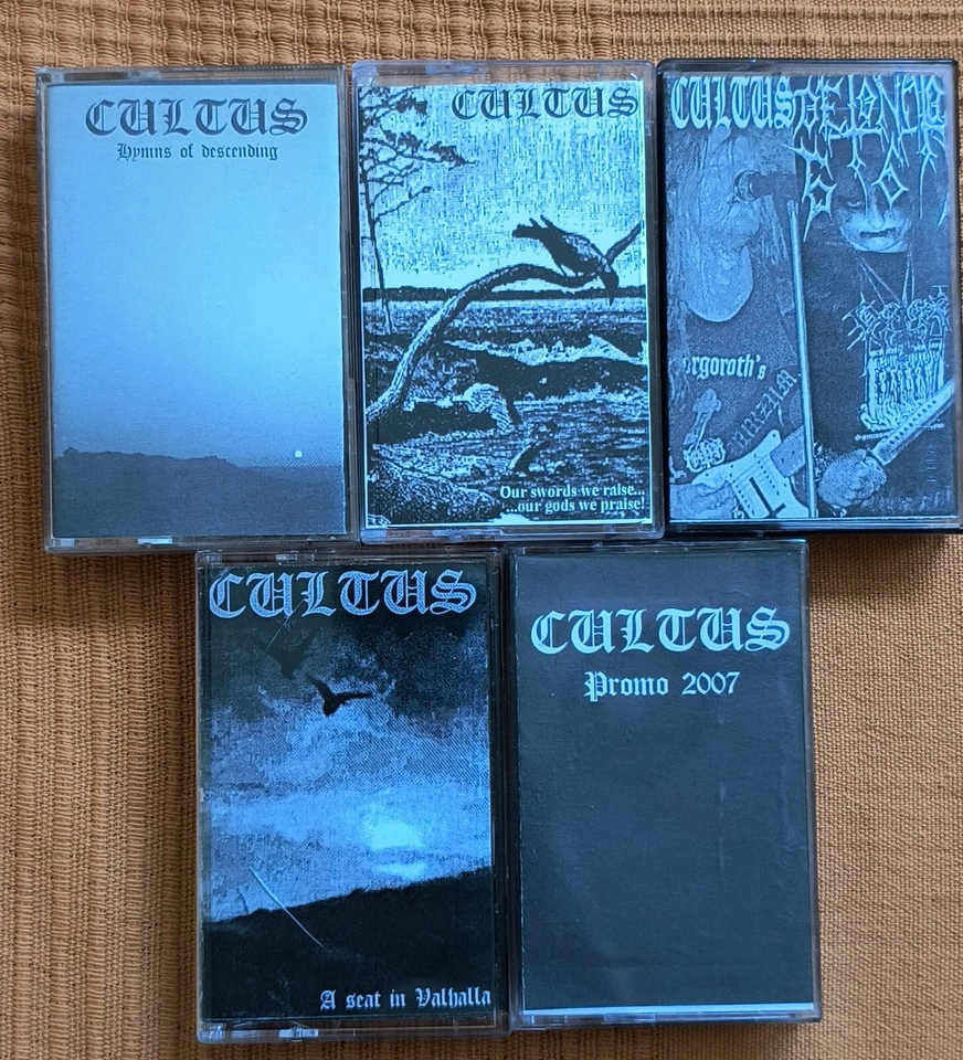 Cultus X5 cassettes LOT RARE ffo leviathan peste noire jute gyte wrang - Imagem 1 de 2