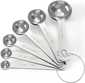 TILUCK Stainless Steel Measuring Spoons Set,Kitchen Gadgets for Cooking & Baking - Picture 1 of 8