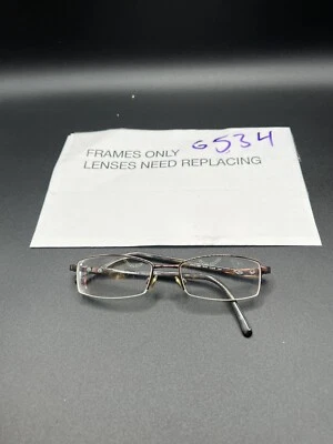 Ralph Lauren PH 1068 Brown 9013 Metal Semi-Rimless Eyeglasses Frame 51-18 Read - Image 1 of 4
