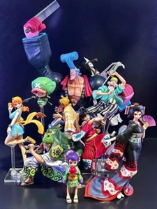 Figura de país One Piece Figuarts ZERO Wano Japón Zoro Nami Usopp Sanji Chopper - Imagen 1 de 15