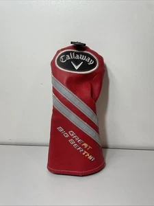 Callaway Great Big Bertha Fairwayholz Head Cover verstellbares Etikett rot  - Bild 1 von 8