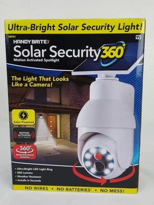 Handy Brite Solar Security 360 Degree Motion Activated Spotlight - Image 1 of 4