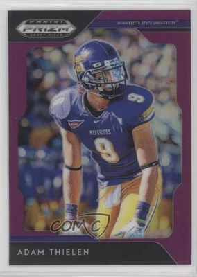 2019 Panini Prizm Draft Purple Prizm Adam Thielen #4 - Image 1 of 2
