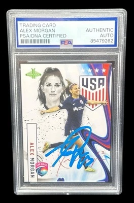 Alex Morgan Signed 2023 Parkside One Nation One Team Autographed PSA USWNT Auto - Image 1 of 2