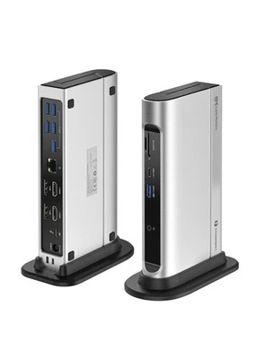 Cuatro monitores enchufables Thunderbolt 4/USB4/USB-C Dock para Windows/macOS Foto 1 de 4