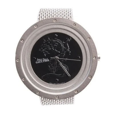 Jean Paul Gaultier Dragon шкала часы в серебро и черный коллекции i77 - Изображение 1 из 4