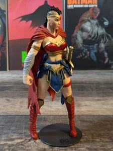 Wonder Woman McFarlane DC Multiverse Last Knight on Earth LOOSE W/ SWORD & STAND - Photo 1/7