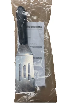 Pampered Chef Mini Serving Spatula #2622 Stainless Steel 3.5 Inch Beveled Blade - Image 1 of 3