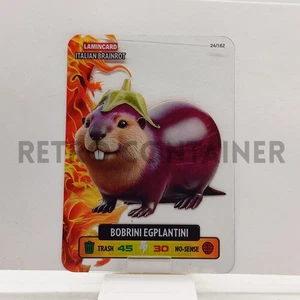 LAMINCARD ITALIAN BRAINROT DIRAMIX Cards 2025 - 24 Bobrini Egplantini - Picture 1 of 1