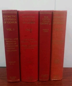 Genetic Studies of Genius 4 volumes Hardbound good - Picture 1 of 19