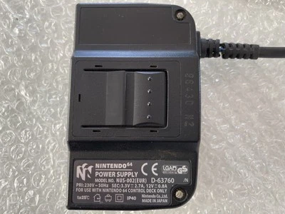 N64 Nintendo 64 - Adaptador AC Power Supply NUS-002(EUR) 230v Original - Imagen 1 de 4