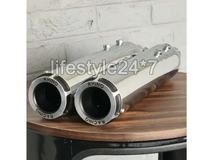 Silenciador de escape Rhino Racing SM-V2 para Royal Enfield Super Meteor 650 - Imagen 1 de 13