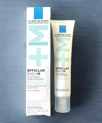 La Roche Posay Effaclar Duo+M Multi-Target Acne Treatment 40ml 1.35 oz Ex 4/2027 - Image 1 of 3
