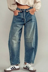 Urban Daizy essence barrel jeans size L - Picture 1 of 2