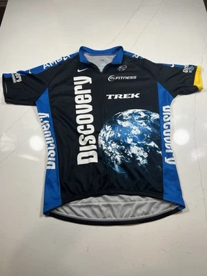 Nike Discovery Channel Trek Cycling Jersey XL UCI Pro Tour Made in Italy Vintage - Image 1 of 4