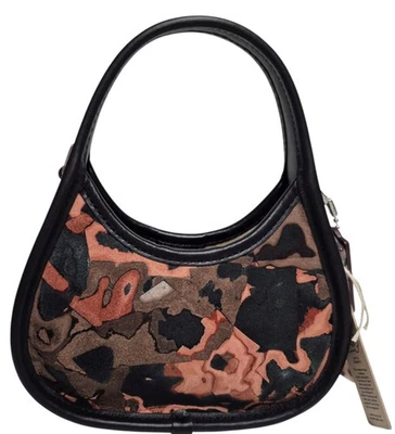 Сумка Coach Mini Ergo измельченная обработанная кожа терракотовый клен мульти CQ850 новая - Изображение 1 из 4