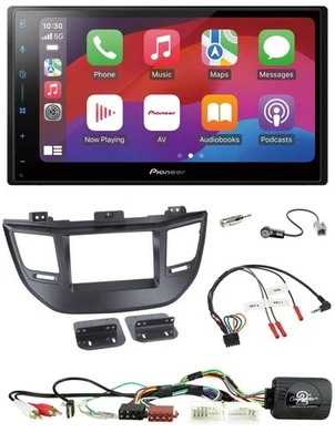 Pioneer DAB USB Lenkrad Bluetooth 2DIN Autoradio für Hyundai Tucson 15-20 schwar - Bild 1 von 4