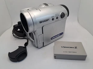 Videocámara portátil Sharp VL-Z100H-S plateada probada - Imagen 1 de 5